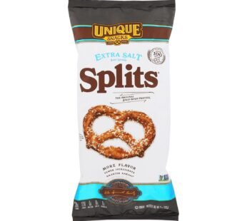 Unique Pretzels – Pretzels – Extra Salt Splits – Case Of 12 – 11 Oz.