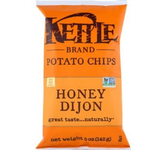 Kettle Brand Potato Chips – Honey Dijon – 5 Oz – Case Of 15