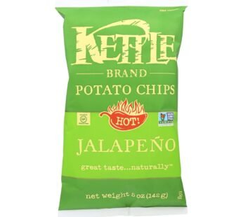 Kettle Brand Potato Chips – Jalapeno – Case Of 15 – 5 Oz.