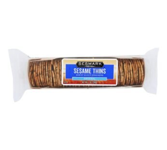 Sesmark Foods Sesame Thins – Original – Case Of 12 – 7 Oz.