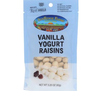 Sunridge Farms Yogurt Raisins – Case of 8 – 3.25 OZ