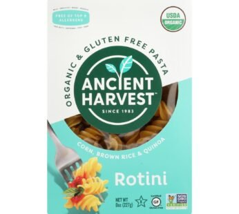 Ancient Harvest Organic Gluten Free Quinoa Supergrain Pasta – Rotelle – Case Of 12 – 8 Oz