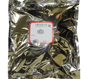 Frontier Herb Sage Leaf Organic Rubbed – Single Bulk Item – 1lb