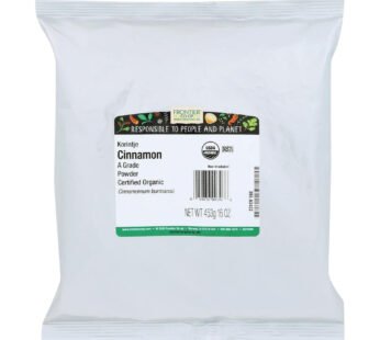 Frontier Herb Cinnamon Organic Ground Korintje A Grade – Single Bulk Item – 1lb