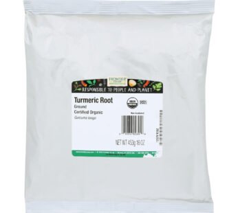 Frontier Herb Turmeric Root Organic Powder Ground – Single Bulk Item – 1lb