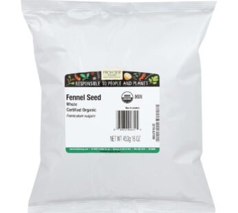 Frontier Herb Fennel Seed Organic Whole – Single Bulk Item – 1lb