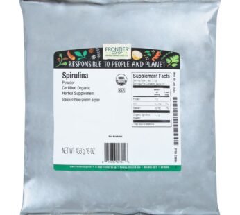 Frontier Herb 100% Organic Spirulina Powder – 1 lb.