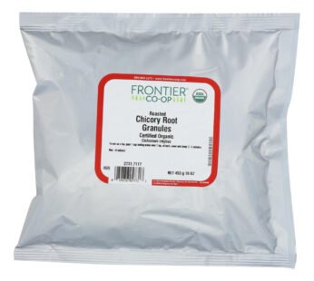 Frontier Herb Organic Roasted Chicory Root Granules – Single Bulk Item – 1lb