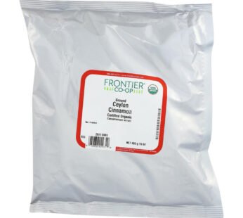 Frontier Herb Cinnamon Organic Powder Ground Ceylon – Single Bulk Item – 1lb