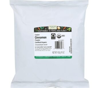 Frontier Herb Cinnamon Organic Fair Trade Certified Powder Ground Ceylon – Single Bulk Item – 1lb