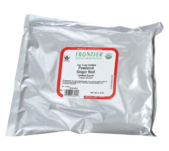 Frontier Herb Ginger Root Organic Fair Trade Certified Powder Ground – Single Bulk Item – 1lb