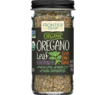 Frontier Herb Oregano Leaf – Organic – Flakes – Cut And Sifted – Fancy Grade – .36 Oz