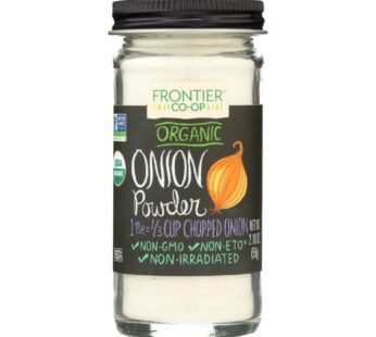 Frontier Herb Onion – Powder – Organic – White – 2.10 Oz