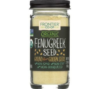 Frontier Herb Fenugreek Seed – Organic – Ground – 2.24 Oz