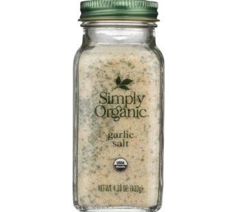 Simply Organic Garlic Salt – Organic – 4.7 Oz