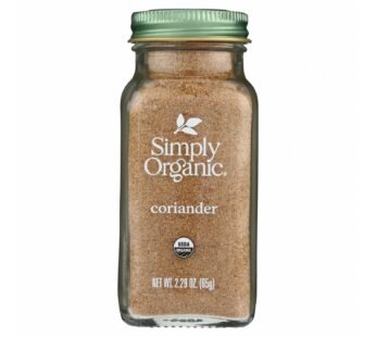 Simply Organic Coriander Seed – Organic – Ground – 2.29 Oz