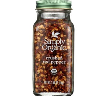 Simply Organic Crushed Red Pepper – Organic – 1.59 Oz