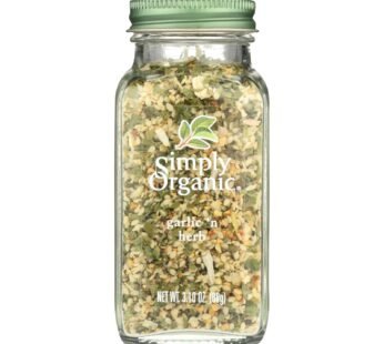 Simply Organic Garlic N Herb Seasoning – Organic – .95 Oz