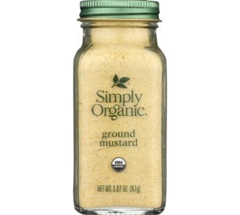 Simply Organic Mustard Seed – Organic – Ground – Yellow – 3.07 Oz