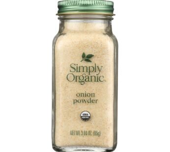 Simply Organic Onion – Organic – Powder – White – 3 Oz