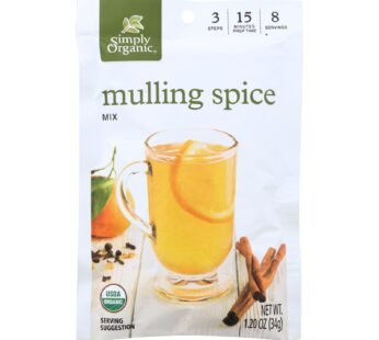 Simply Organic Mulling Spice – Organic – Gluten Free – 1.2 Oz – Case Of 8