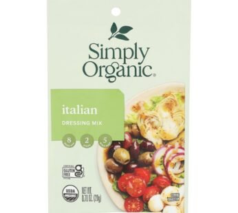 Simply Organic Italian Salad Dressing Mix – Case Of 12 – 0.7 Oz.