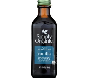 Simply Organic Vanilla Flavoring – Organic – 4 Oz – Case Of 6