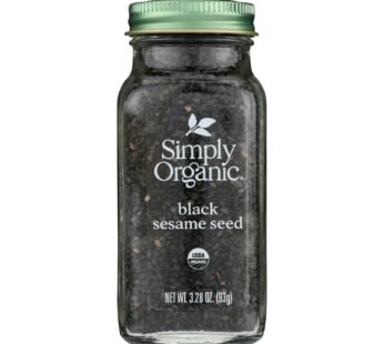 Simply Organic Spice – Organic – Sesame Seed – Black – Case of 6 – 3.28 oz