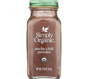 Organic Ancho Chili Powder From Simply Organic – Case of 6 – 2.85 OZ