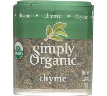 Simply Organic Thyme Leaf – Organic – Whole – Fancy Grade – .28 Oz – Case Of 6