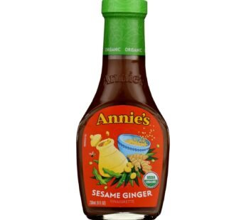 Annie’s Naturals Vinaigrette Organic Sesame Ginger – Case Of 6 – 8 Fl Oz.