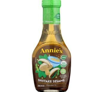 Annie’s Naturals Vinaigrette Shiitake And Sesame – Case Of 6 – 8 Fl Oz.