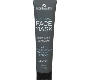 Zion Health – Face Mask Charcoal Adama – 1 Each – 4 Oz