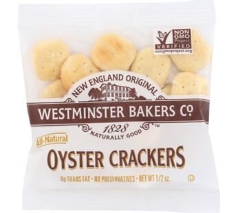 Westminster Cracker Oyster Old Fashioned Crackers – Case Of 150 – 0.5 Oz.