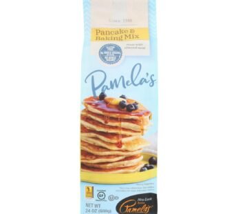 Pamela’s Products – Baking And Pancake Mix – Wheat And Gluten Free – Case Of 6 – 24 Oz.