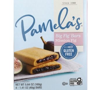 Pamela’s Products – Gluten-free Big Fig Bar – Mission Fig – Case Of 8 – 5.64 Oz.