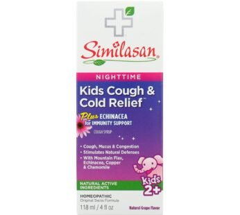 Similasan Kid’s Cold Syrup – Fever Relief – 4 Fl Oz