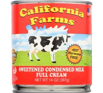 California Farms Sweetened Condensed Milk – Case Of 24 – 14 Fl Oz.