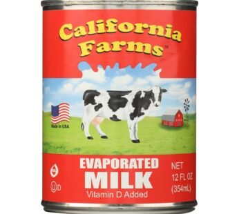 California Farms Evaporated Milk – 12 Oz – Case Of 24