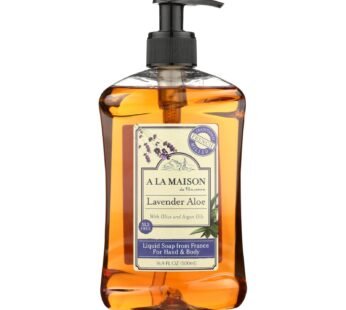 A La Maison – French Liquid Soap – Lavender Aloe – 16.9 Fl Oz