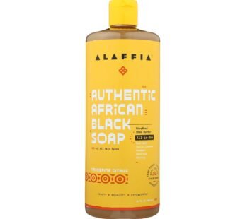 Alaffia – African Black Soap – Tangerine Citrus – 32 Fl Oz.