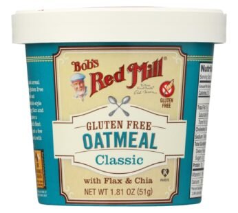 Bob’s Red Mill – Gluten Free Oatmeal Cup Classic with Flax/Chia – 1.81 oz – Case of 12