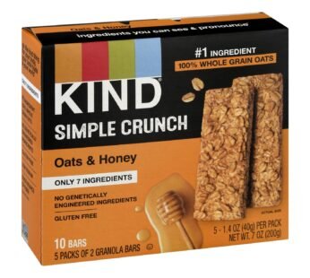 Kind – Simple Crunch Oat & Honey – Case of 8-5/1.4 OZ