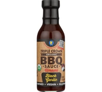 Triple Crown Bbq – Bbq Sauce Blck Garlic – Case Of 6 – 14 Fz