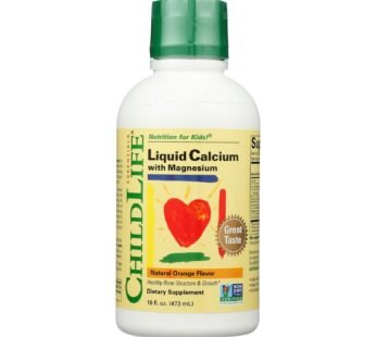 Childlife Liquid Calcium With Magnesium Natural Orange – 16 Fl Oz