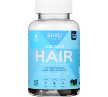 Suku Vitamins – Gummy Luscious Hair – 1 Each -50 Count