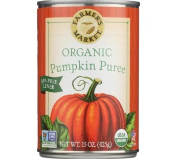 Farmer’s Market Organic Pumpkin – Canned – Case Of 12 – 15 Oz.