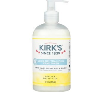 Kirk’s Natural – Hand Soap Lemon Eucalyptus – 12 Fz