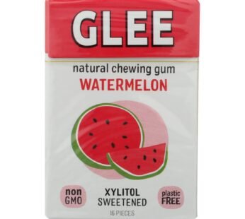 Glee Gum Chewing Gum – Wild Watermelon – Sugar Free – Case Of 12 – 16 Pieces