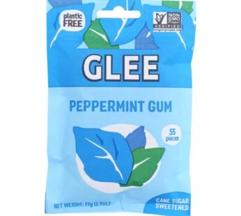 Glee Gum – Chewing Gum Peppermint Pouch – Case Of 6-55 Ct